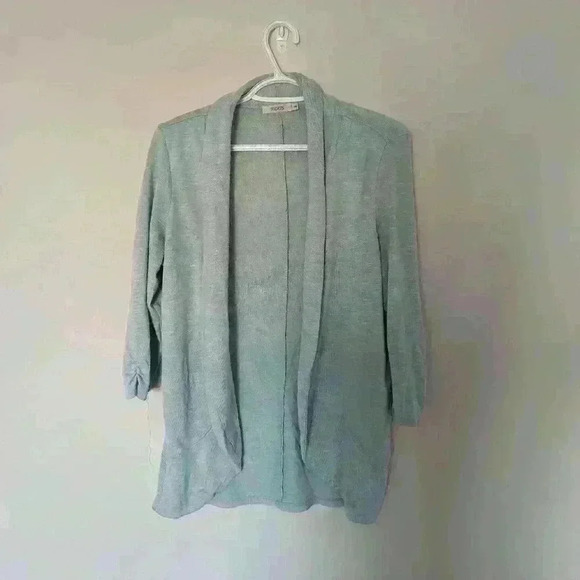 Ricki's,  3/4 sleeve, blue, cardigan, size Medium - Picture 2 of 10